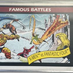 X-Men Versus Fantastic Four Trading Card 1991