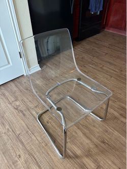Clear IKEA office chair
