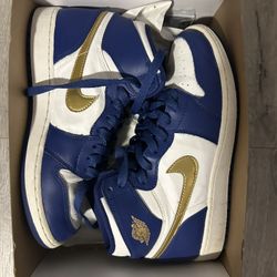Blue Jordan 1s (GS)