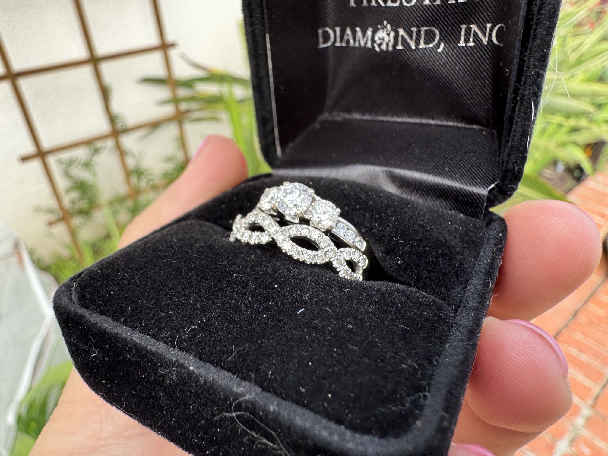 Engagement/ Wedding Band Ring Set *Sold As Set*