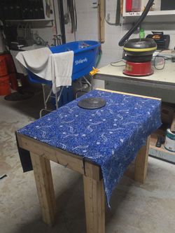 Homemade Dog Grooming Table