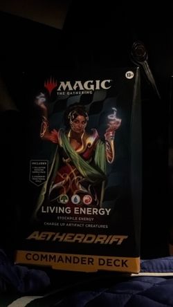 Magic cards: Eternal might commander pack and living energy commander pack!