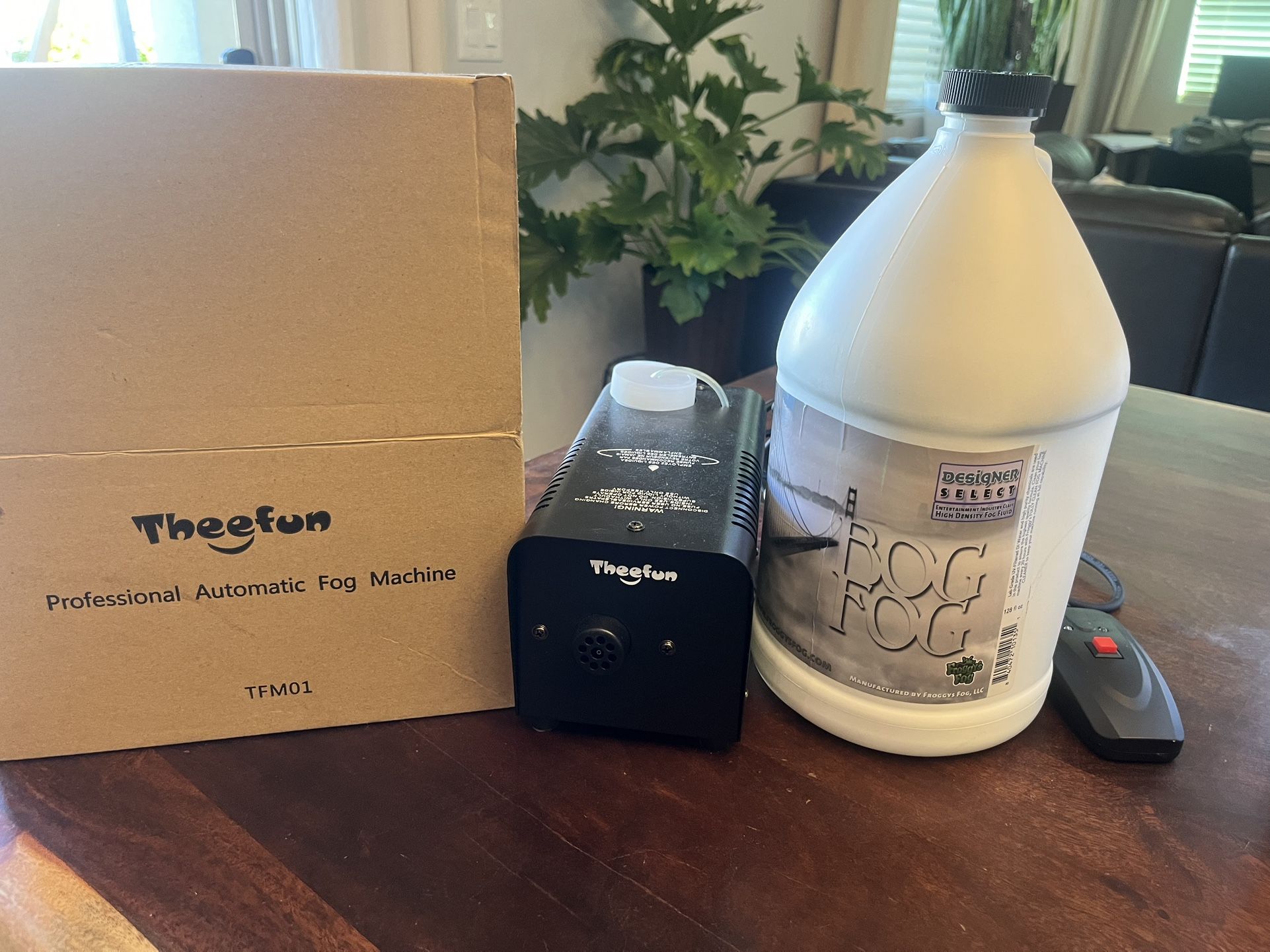 Fog Machine With Fog Liquid