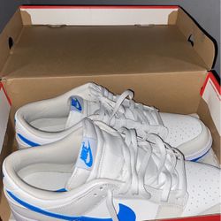 Nike Dunks Low Retro Summit White Photo Blue 