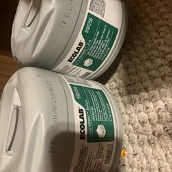 2 Pack Ecolab 6LB Aquanomic 2.0 Low Temp Laundry Solid Clearly Soft Pluses