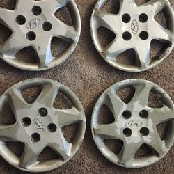 4 Hyundai Hubcaps 
