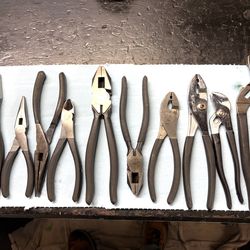 Vintage Craftsman USA Plier Set