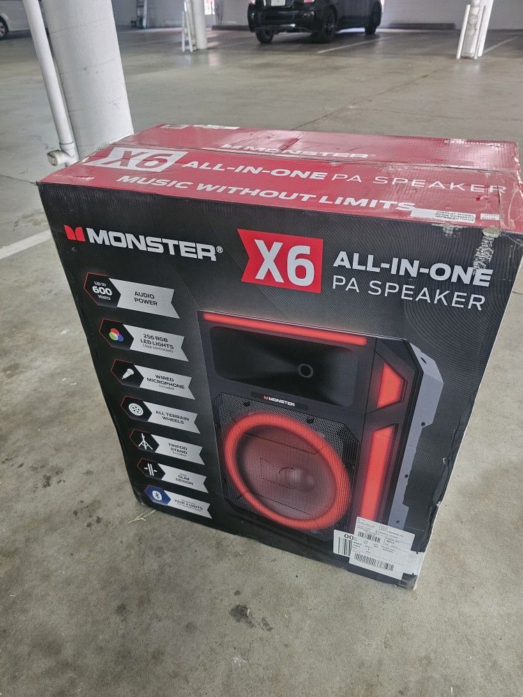 π€π Monster X6 All-in-One Bluetooth Speaker System β NEW π₯