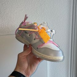 Off White Nike Dunk Low, “Lot 9”