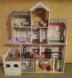 58”high 53”wide16”deep KidKraft Doll House