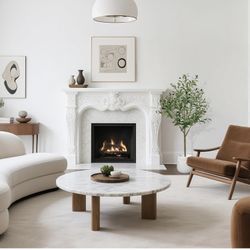 4 FT Olive Trees Artificial Indoor, Faux Olive Tree 4ft with Natural Wood Trunk Branches and Lifelike Fruits, Realistic Fake Tree Artificial Plants Ta