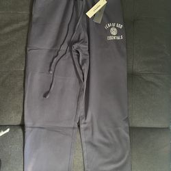 FEAR OF GOD Essentials Men’s Marine University Cuffed Sweatpants 