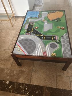 Train Table Wood