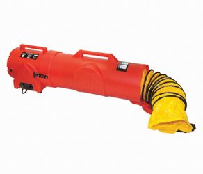 AIR SYSTEMS INTERNATIONAL Confined Space Fan: 115 V AC, 8 in Duct Dia, 1/3 hp Horsepower, Red Item 15E888 Mfr. Model CVF-25ACAN