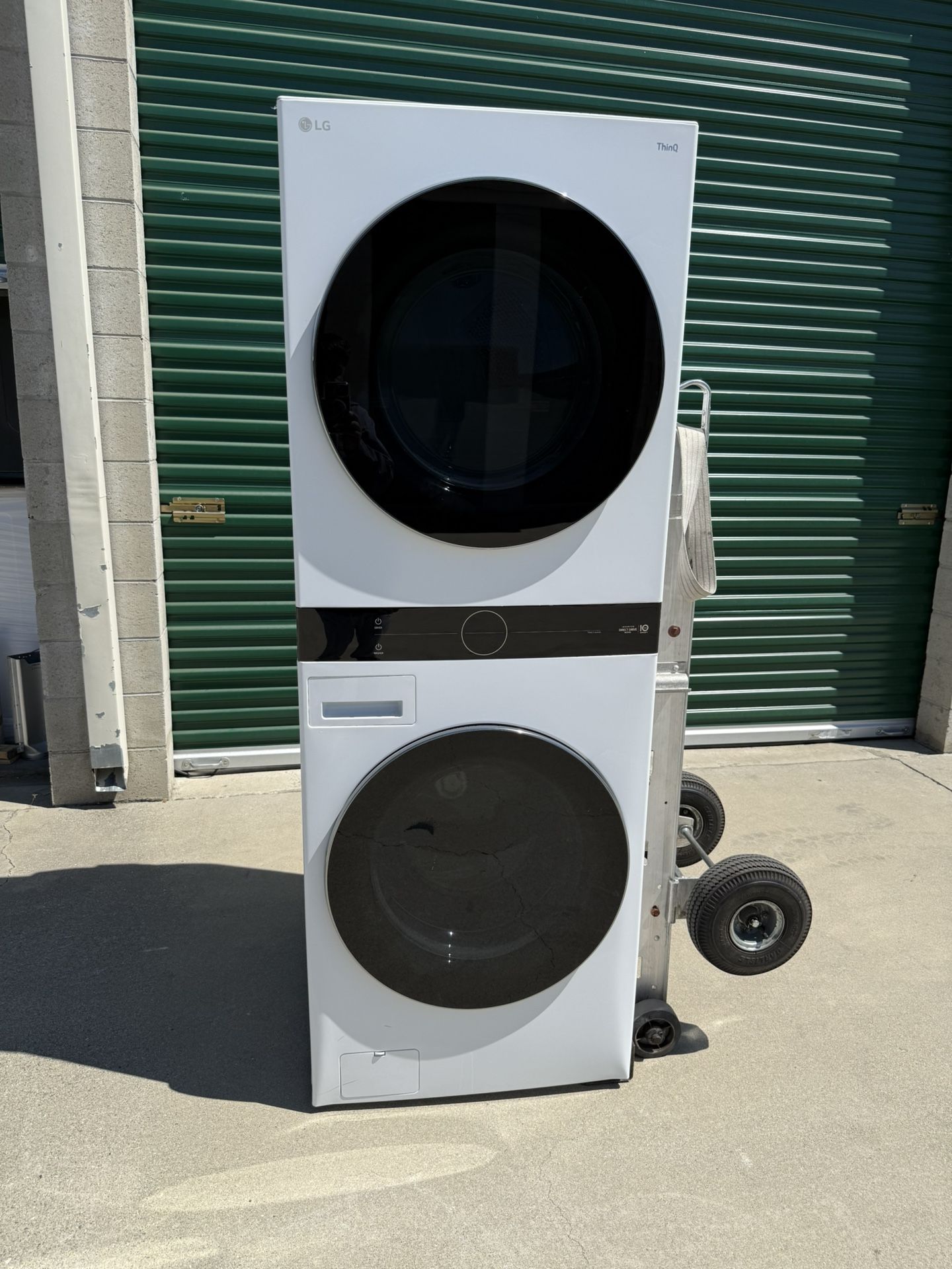 LG ThinQ Washer And Gas Front Load Single Unit WashTower
