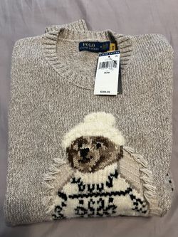 Women’s Polo Bear Sweater M