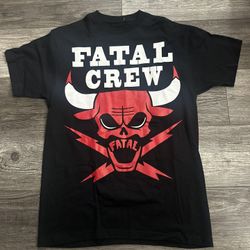Men’s Fatal Crew Shirt Medium Bulls 