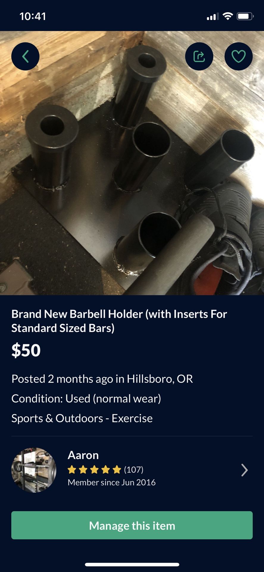 Barbell Holder New