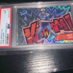 jared goff PSA 9 KABOOM Horizontal 