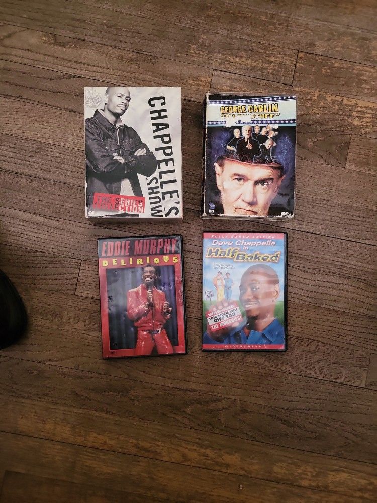 COMEDY DVD LOT CHAPELLE/MURPHY/CARLIN