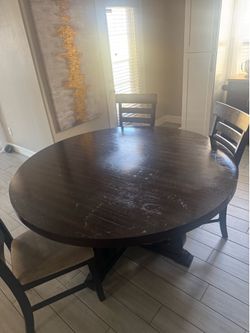 Dining table 4 chairs
