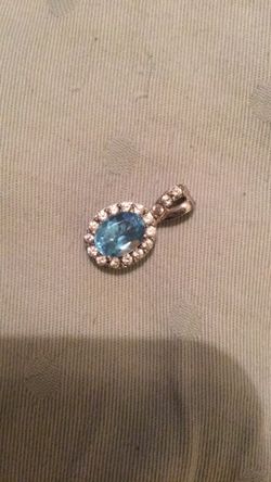 Aquamarine jewel necklace