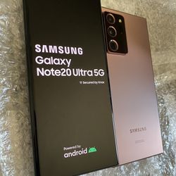 Samsung Galaxy Note 20 ultra 5G 128 gb unlocked with store warranty 