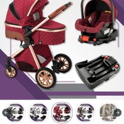 🚼 Premium 3-in-1 Baby Stroller Set – $250 🚼

