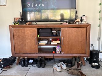 Media Cabinet Mid Century Modern