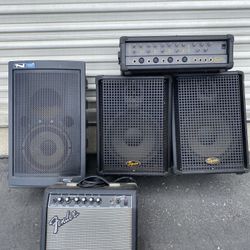 Speakers and amps