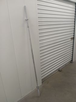 Standard weight bar steel 1inch hole$30firm
