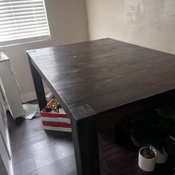 Used Dining Table + Storage Bench 
