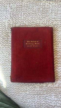 Antique 1905 Oscar Wilde Book