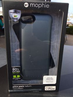 Black iphone 5 & 5s charger case