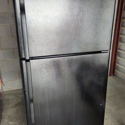 30" Wide Black GE Refrigerator