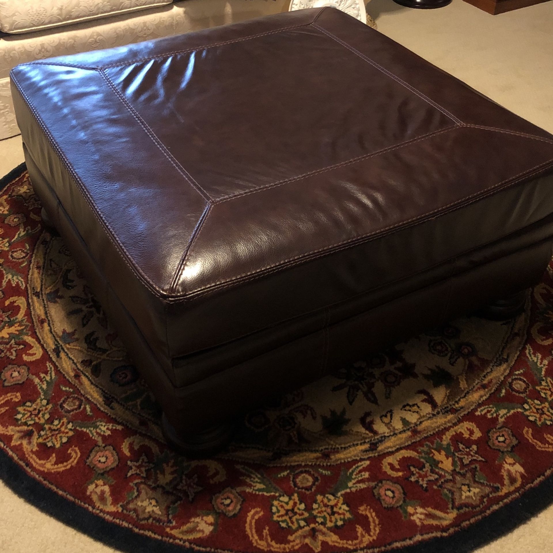 Dark Brown Ottoman For Any Room