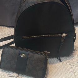 Coach Backpack And Wallet