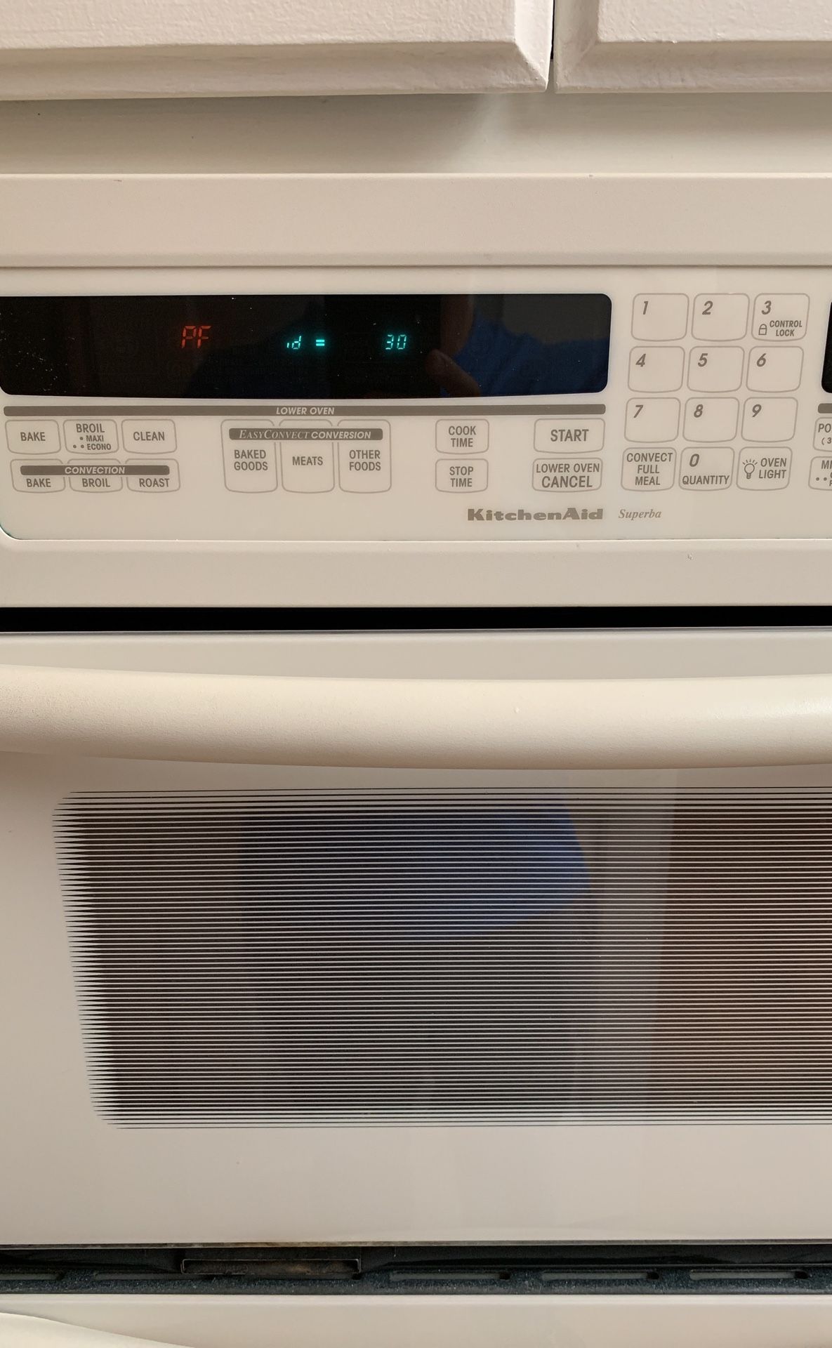 Kitchen aid microwave and oven