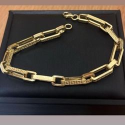 18K Real Gold Bracelet 