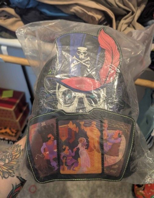 Loungefly Dr. Facilier Lenticular Mini Backpack princess and the frog