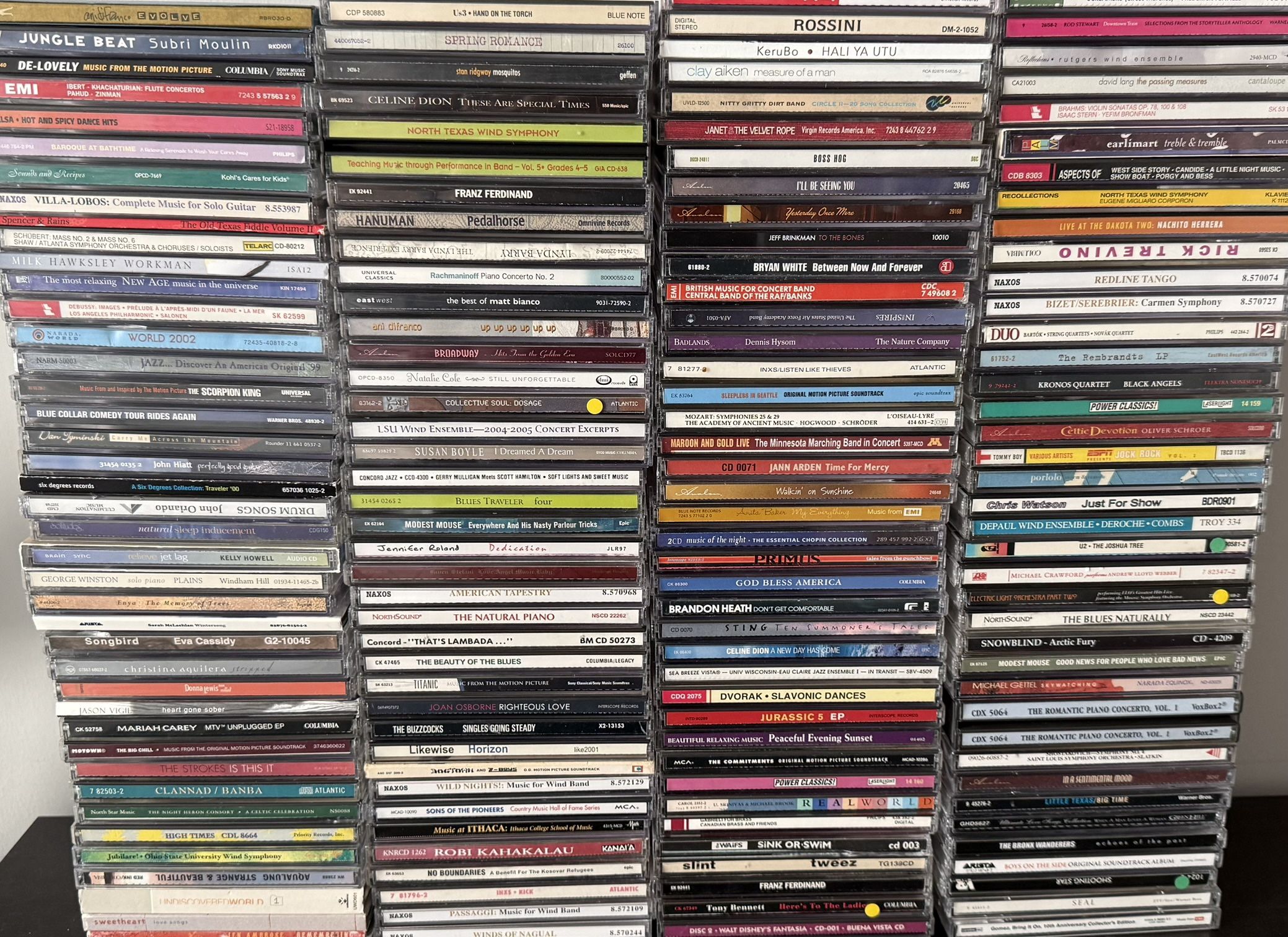 Box of 160 Music CDs