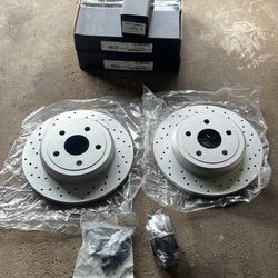Rear Rotors and Brake Pad Set Jeep Grand Cherokee, Dodge Durango