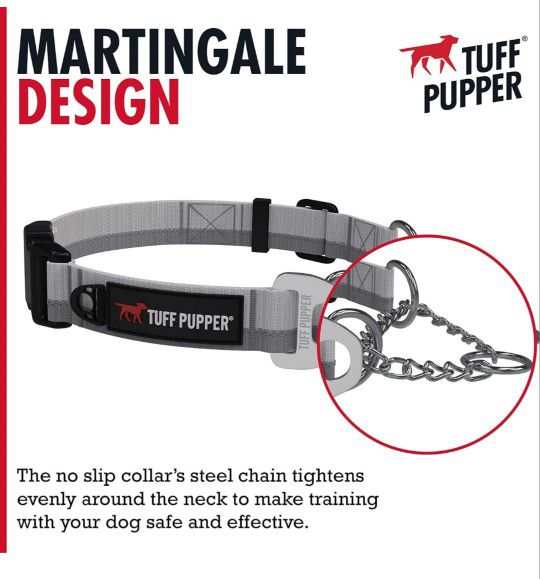 Tuff Pupper Reaction Dog Collar With Cinch