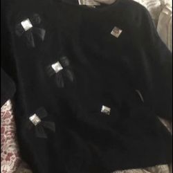 Vintage Ladies Large Sweater . Lambswool,70% Angora 20%  Nylon 10% Can Percent By Jacqueline Florence New York