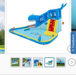 H2OGO! Whales 'n Waves Kids Inflatable Mega Water Park Slide ( Read Description)