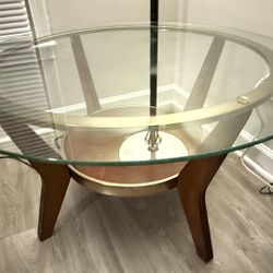 Table For Living Room  Round Glass 