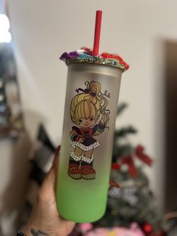 Rainbow brite custom ombre glass