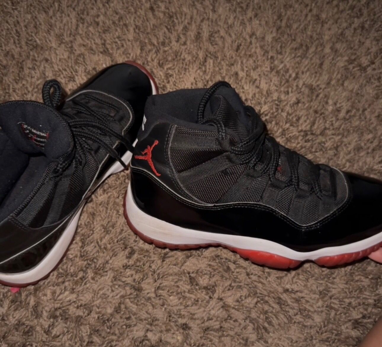 Jordan 11 Bred Size 8 Womens