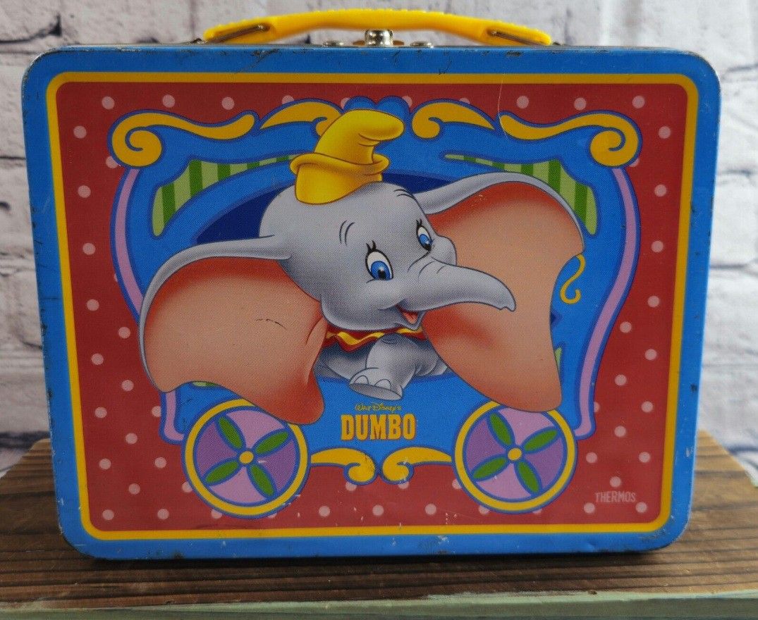 VINTAGE DUMBO METAL LUNCH BOX
