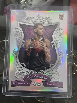 2023-24 Topps Chrome - Roundball Royalty #RR-26 Victor Wembanyama (RC)